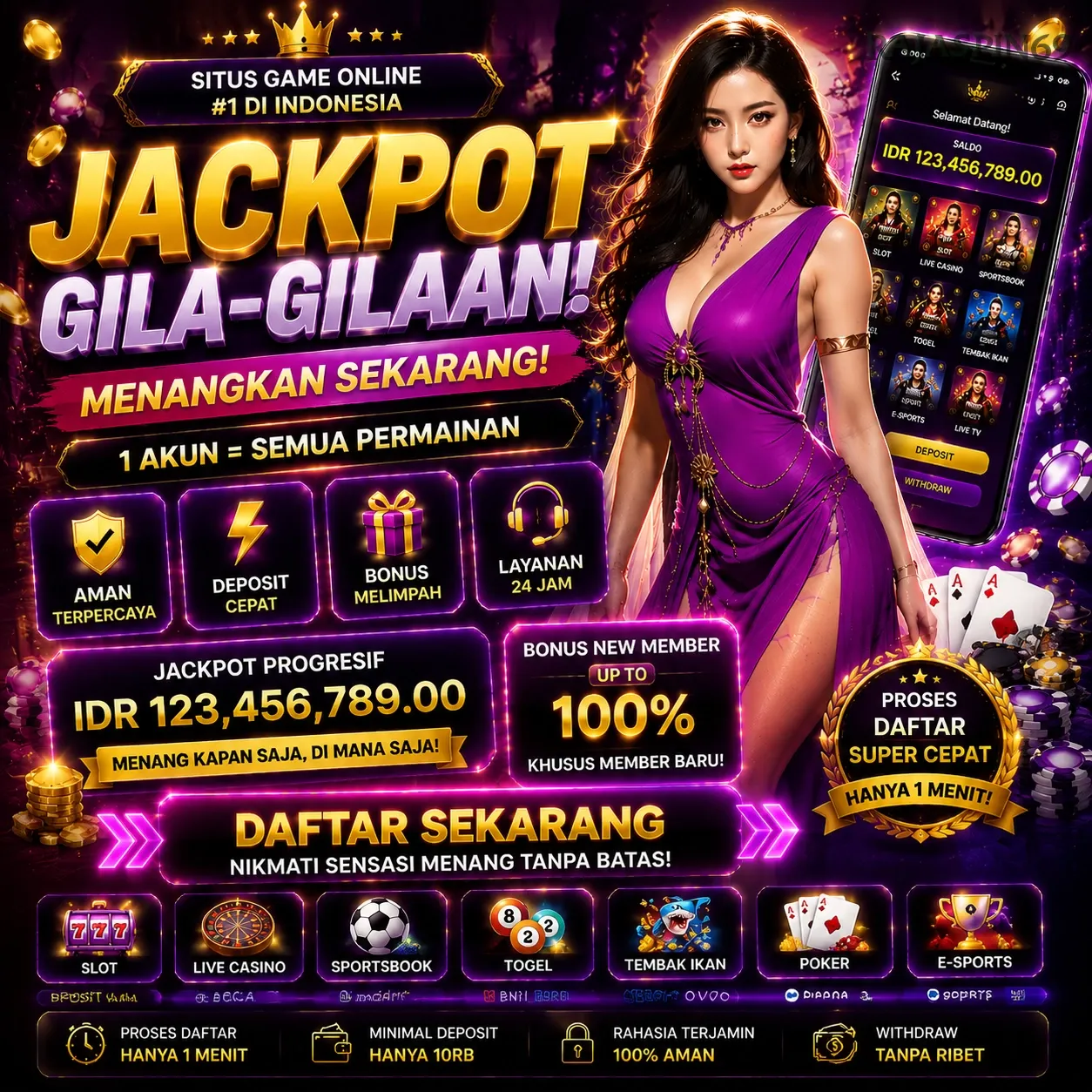 Ikon aplikasi rajaspin69 resmi